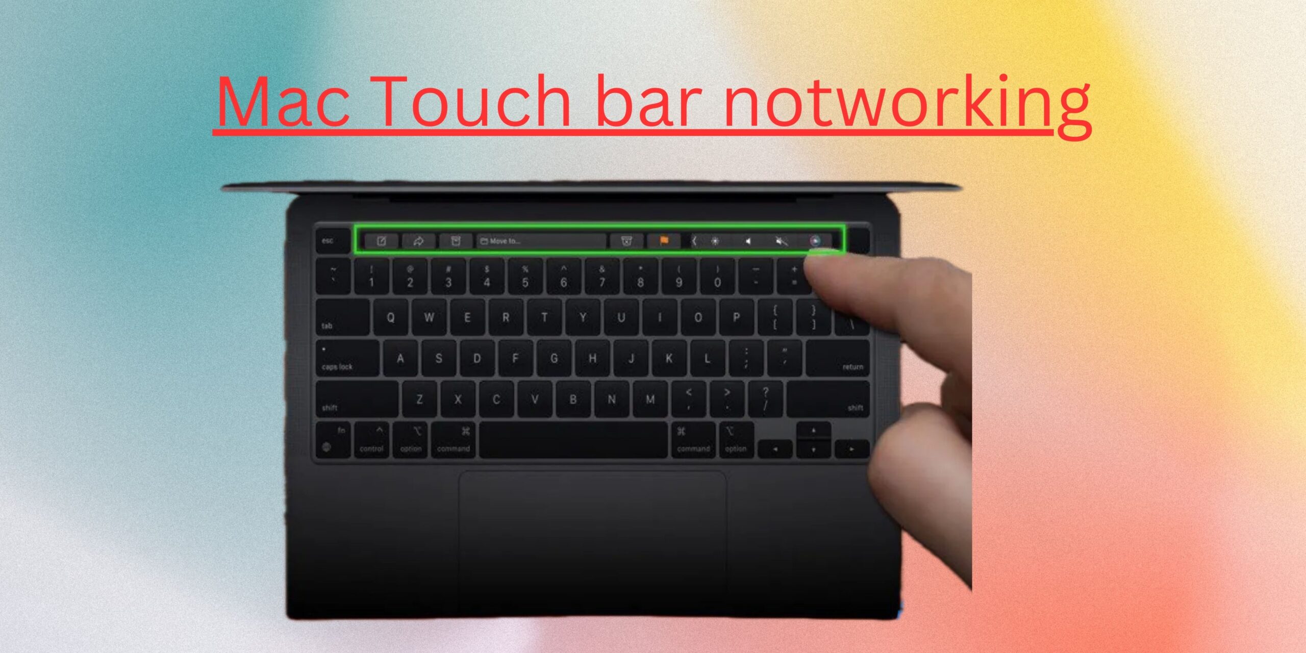 How to solve macbook touch screen not working problem