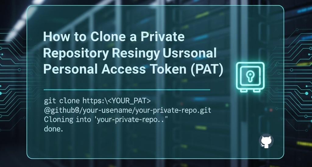 How to Clone a Private GitHub Repository Using a Personal Access Token (PAT)