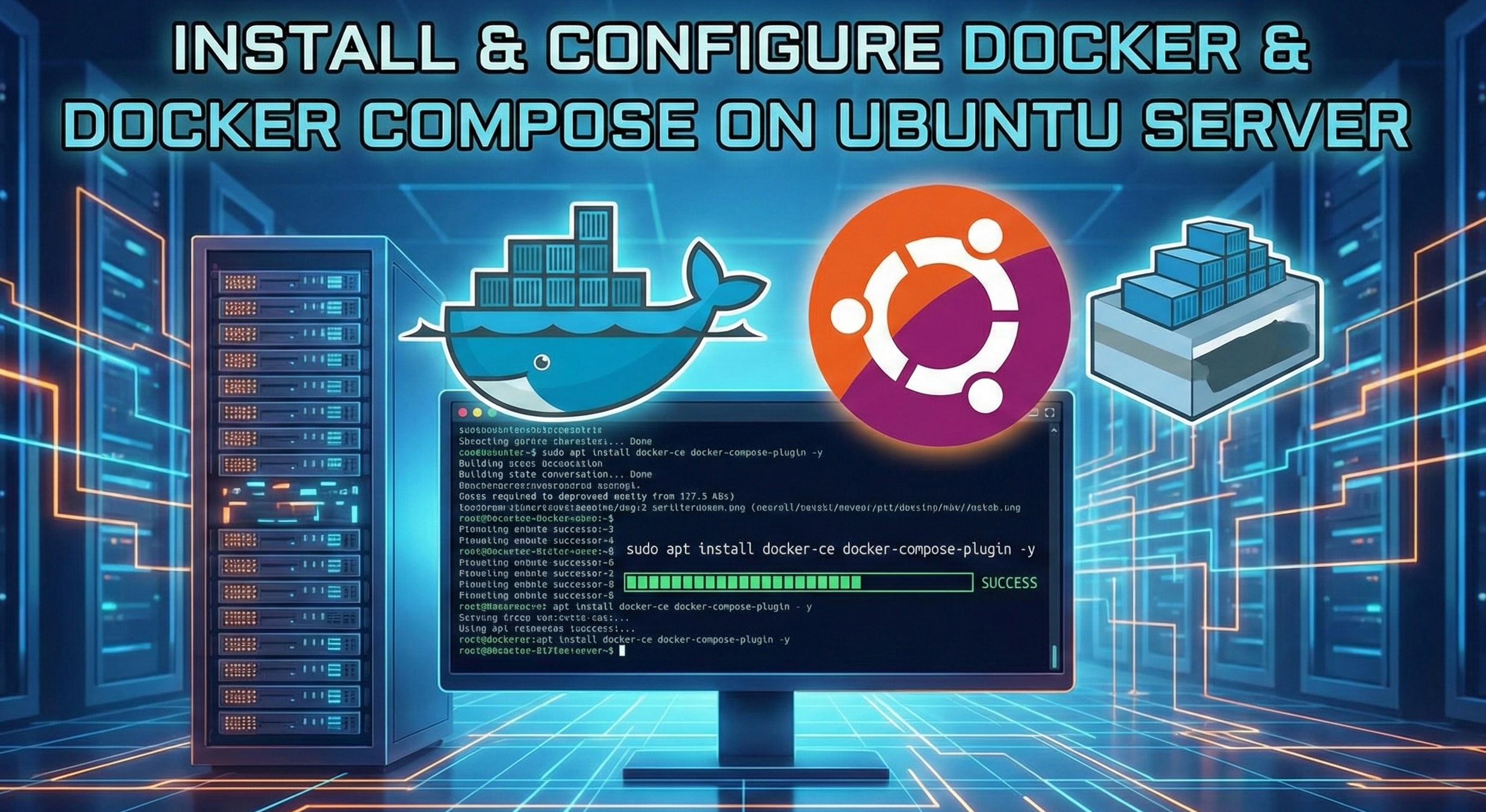 How to Install and Configure Docker & Docker Compose on Ubuntu Server